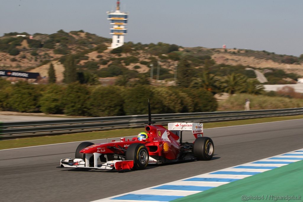 Jerez Test Febbraio 2011, 11.02.2011- Felipe Massa (BRA), Ferrari, F-150 Italia 
