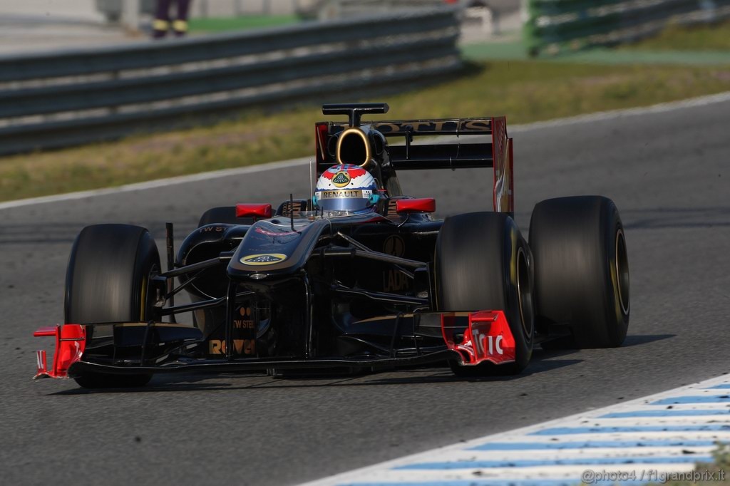 Jerez Test Febbraio 2011, 11.02.2011- Vitaly Petrov (RUS), Lotus Renault GP, R31 