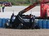 Jerez Test Febbraio 2011, 11.02.2011- Pastor Maldonado (VEN), Williams FW33 crash 