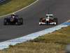 Jerez Test Febbraio 2011, 11.02.2011- Jaime Alguersuari (SPA), Scuderia Toro Rosso, STR6 e Adrian Sutil (GER), Force India F1 Team, VJM04 