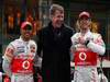 Mclaren MP4 26, 
Lewis Hamilton (GBR), McLaren Mercedes, Fritz Joussen (GER), CEO Vodafone Germany, Jenson Button (GBR), McLaren Mercedes 