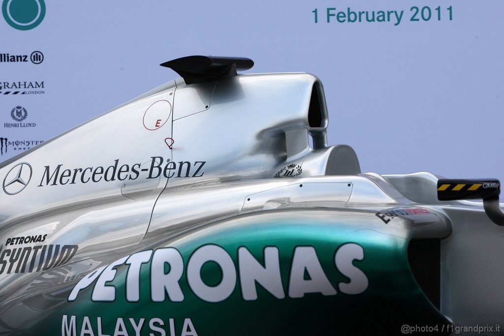 Mercedes MGP W02, 
MGP W02 detail - Mercedes GP Petronas F1 Team MGP W02 Launch - Formula 1 World Championship 
