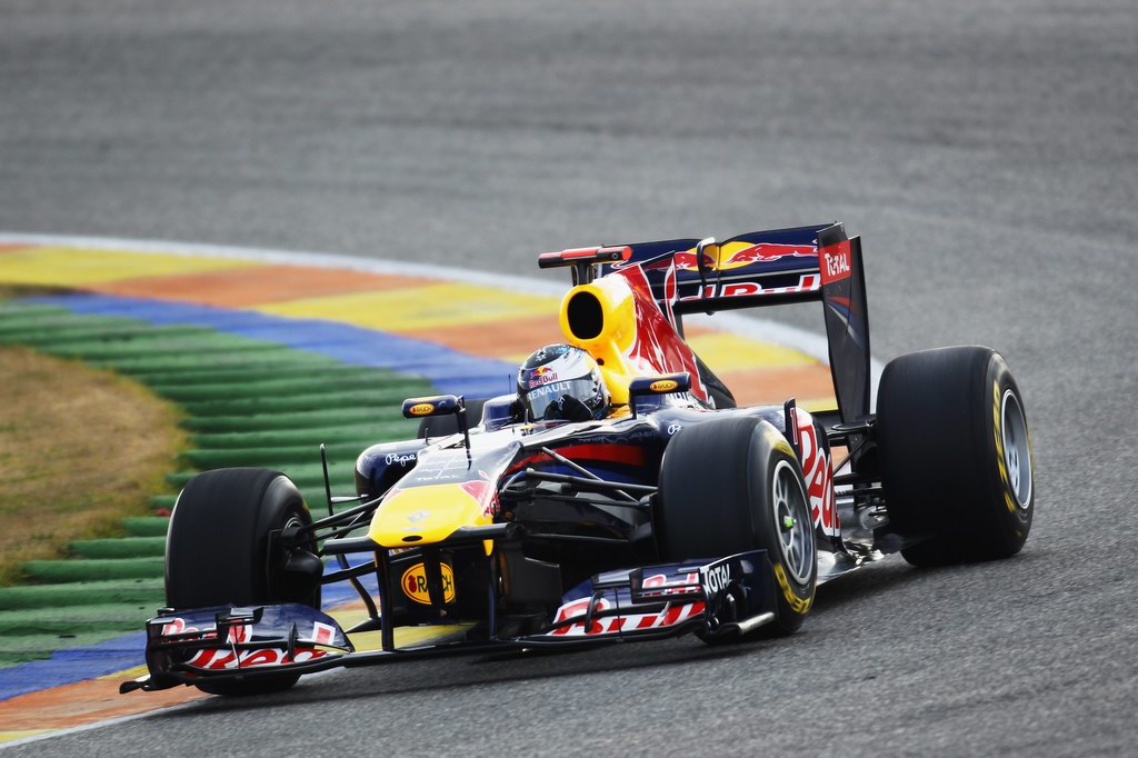 Red Bull RB7, during day one of winter testing at the Ricardo Tormo Circuit on February 1, 2011 in Valencia, Spain.