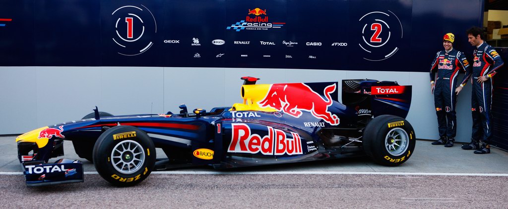 Red Bull RB7, attend the unveiling of the new Red Bull Racing RB7 at the Ricardo Tormo Circuit on February 1, 2011 in Valencia, Spain.