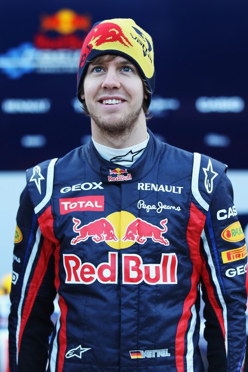 Red Bull RB7, attend the unveiling of the new Red Bull Racing RB7 at the Ricardo Tormo Circuit on February 1, 2011 in Valencia, Spain.