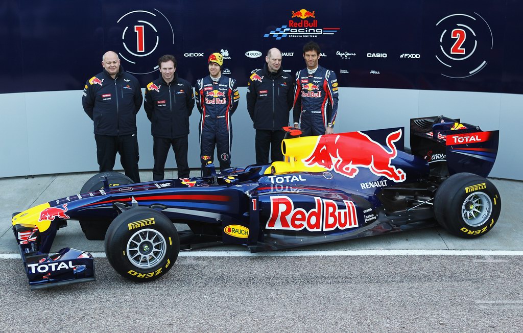 Red Bull RB7, attend the unveiling of the new Red Bull Racing RB7 at the Ricardo Tormo Circuit on February 1, 2011 in Valencia, Spain.