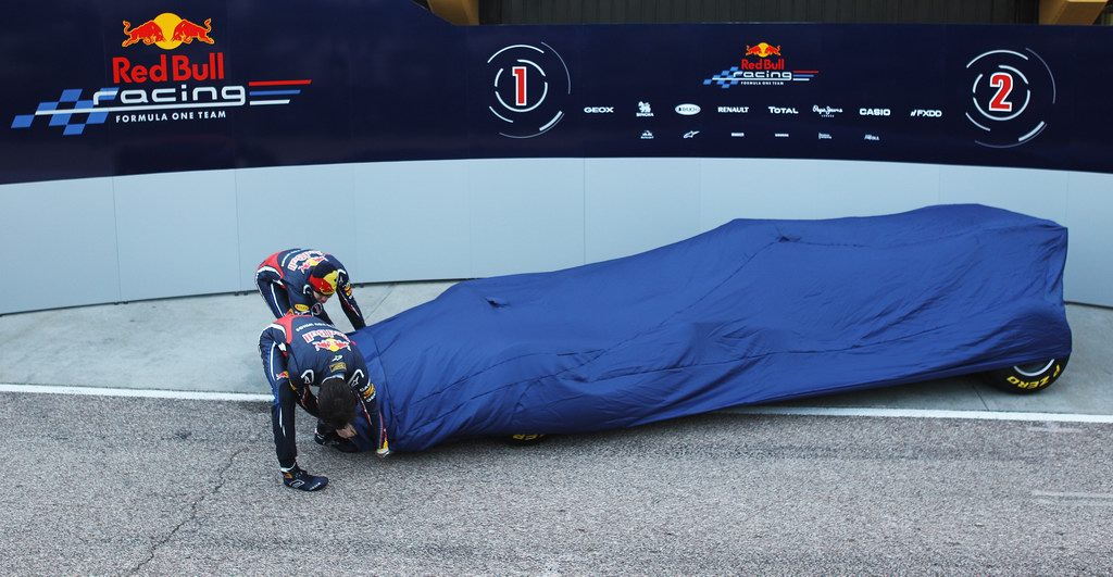 Red Bull RB7, attend the unveiling of the new Red Bull Racing RB7 at the Ricardo Tormo Circuit on February 1, 2011 in Valencia, Spain.