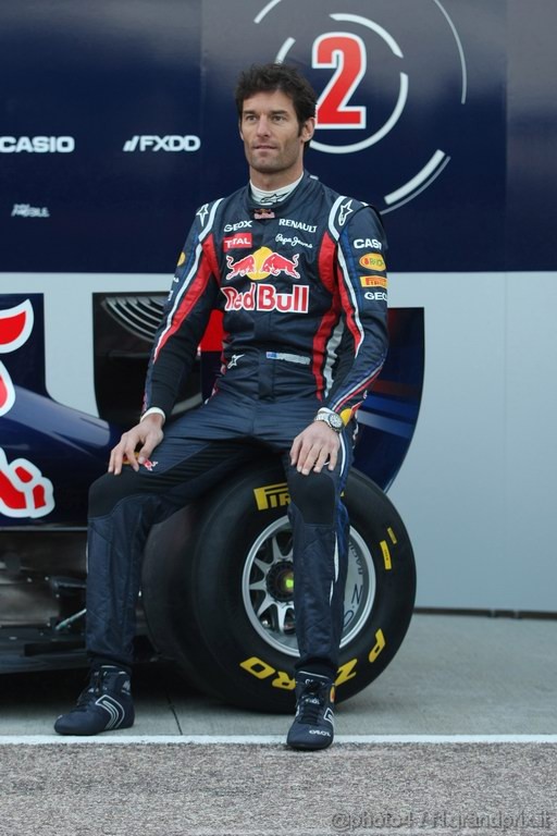 Red Bull RB7, 
Mark Webber (AUS), Red Bull Racing - Red Bull Racing RB7 Launch - Formula 1 World Championship
