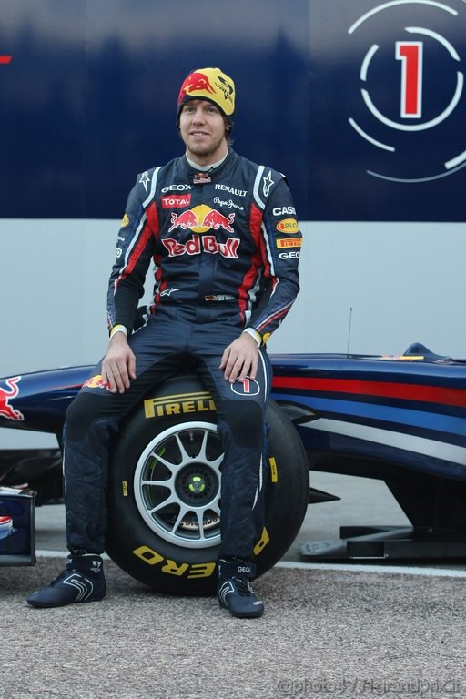 Red Bull RB7, 
Sebastian Vettel (GER), Red Bull Racing - Red Bull Racing RB7 Launch - Formula 1 World Championship 