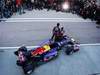 Red Bull RB7, attend the unveiling of the new Red Bull Racing RB7 at the Ricardo Tormo Circuit on February 1, 2011 in Valencia, Spain.