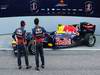 Red Bull RB7, attend the unveiling of the new Red Bull Racing RB7 at the Ricardo Tormo Circuit on February 1, 2011 in Valencia, Spain.