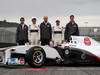 Sauber C30, 31.01.2011 Valencia, Spain, 
Monisha Kaltenborn (AUT), Managing director Sauber F1 Team, Sergio PÈrez (MEX), Sauber F1 Team, Peter Sauber (SUI), Sauber F1 Team, Team Principal, Kamui Kobayashi (JAP), Sauber F1 Team, James Key (GBR),  Technical Director, Sauber F1 Team - Sauber F1 Team C30 Launch - Formula 1 World Championship 