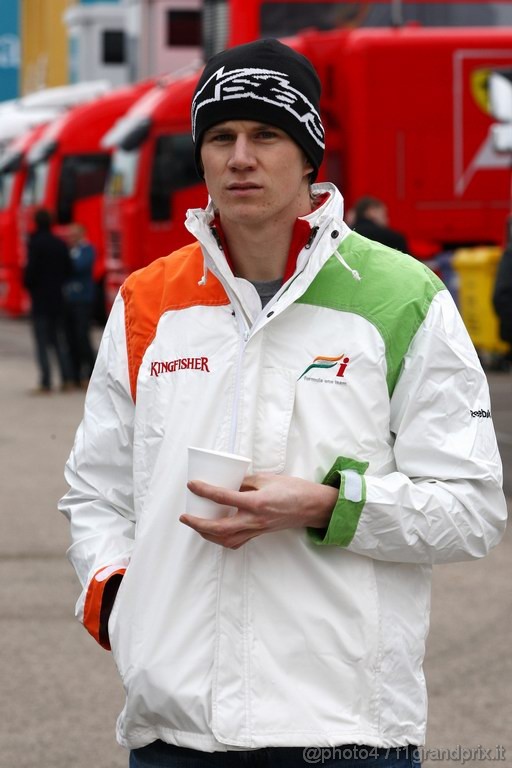 Valencia Test Febbraio 2011, 
Nico Hulkenberg (GER), Force India F1 Team, Test Driver 