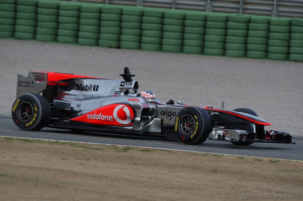Valencia Test Febbraio 2011, 
Gary Paffett (GBR), Test Driver, McLaren Mercedes  in last years car  