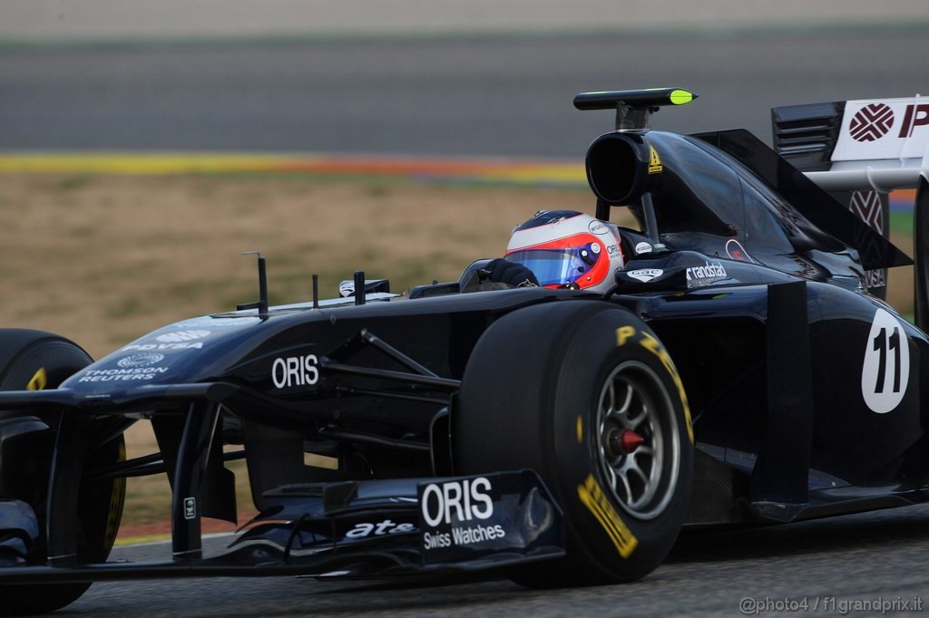 Valencia Test Febbraio 2011, 
Rubens Barrichello (BRA), AT&T Williams, FW33  