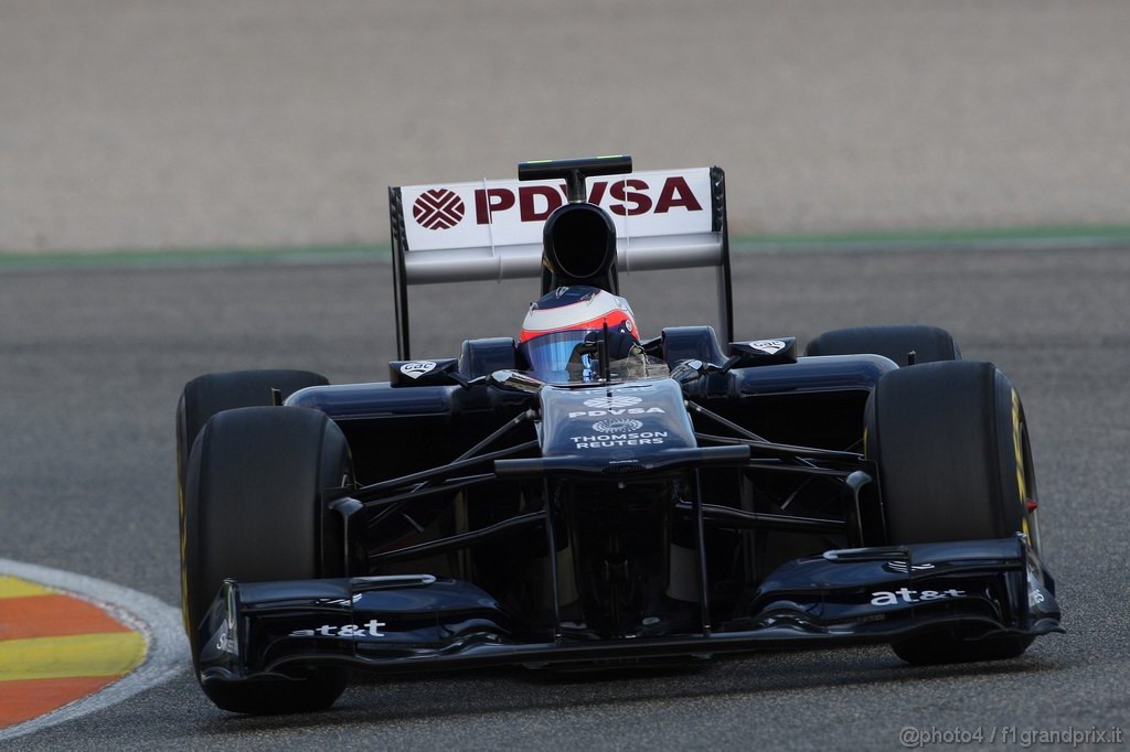 Valencia Test Febbraio 2011, 
Rubens Barrichello (BRA), AT&T Williams, FW33 
