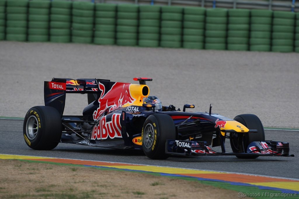 Valencia Test Febbraio 2011, 
Sebastian Vettel (GER), Red Bull Racing, RB7 