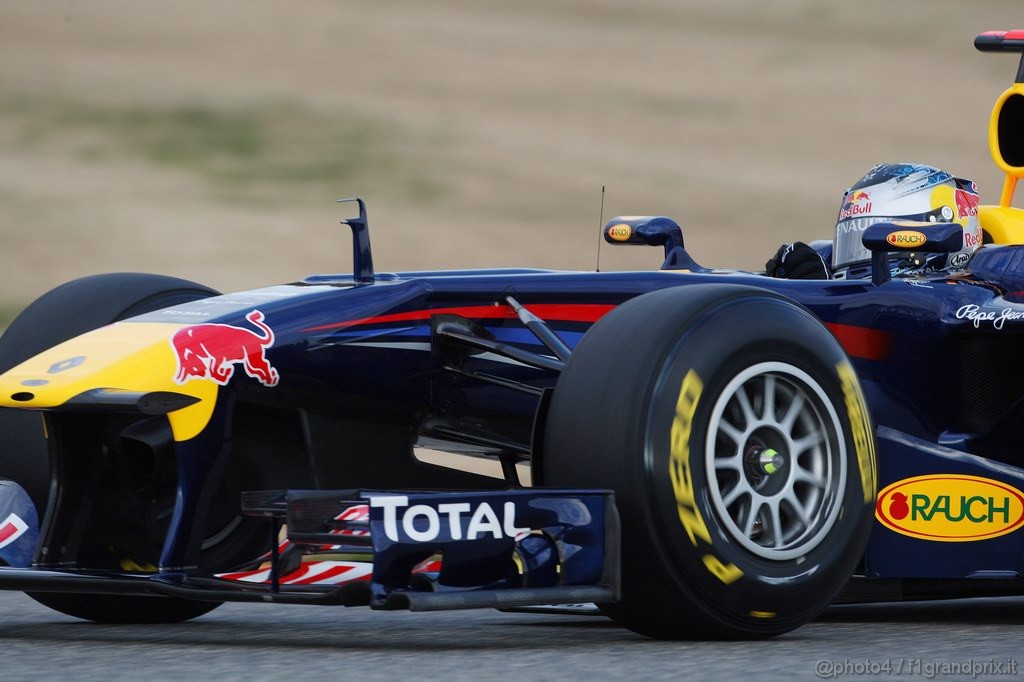 Valencia Test Febbraio 2011, 
Sebastian Vettel (GER), Red Bull Racing, RB7 