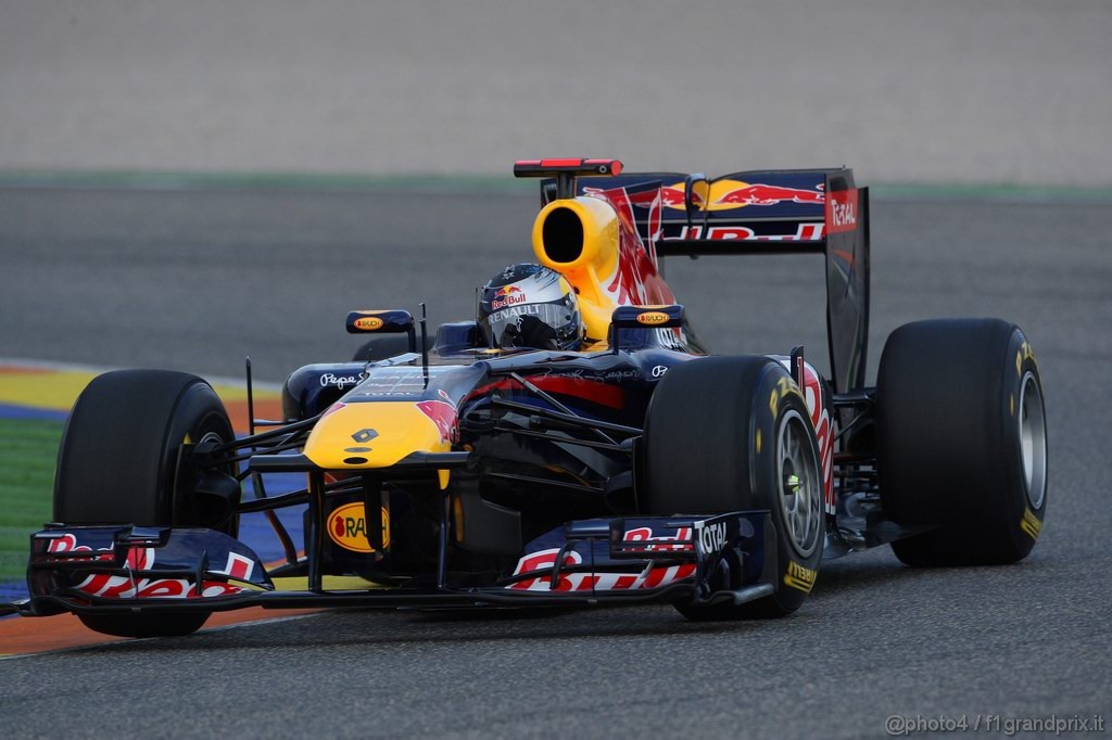 Valencia Test Febbraio 2011, 
Sebastian Vettel (GER), Red Bull Racing, RB7 