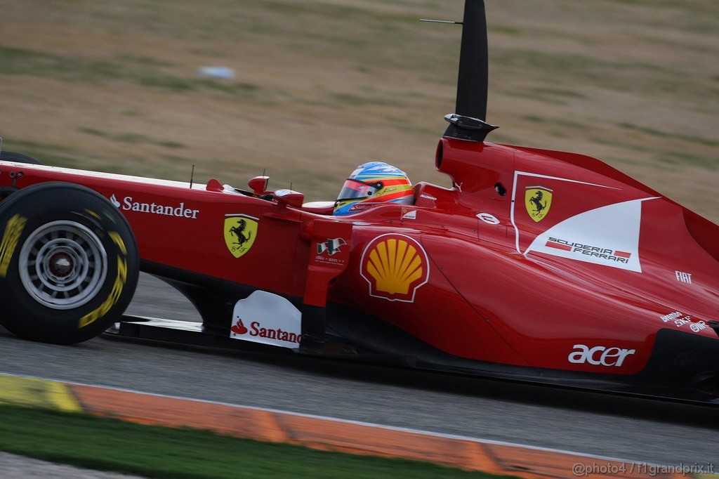 Valencia Test Febbraio 2011, ì
Fernando Alonso (ESP), Ferrari, F150 