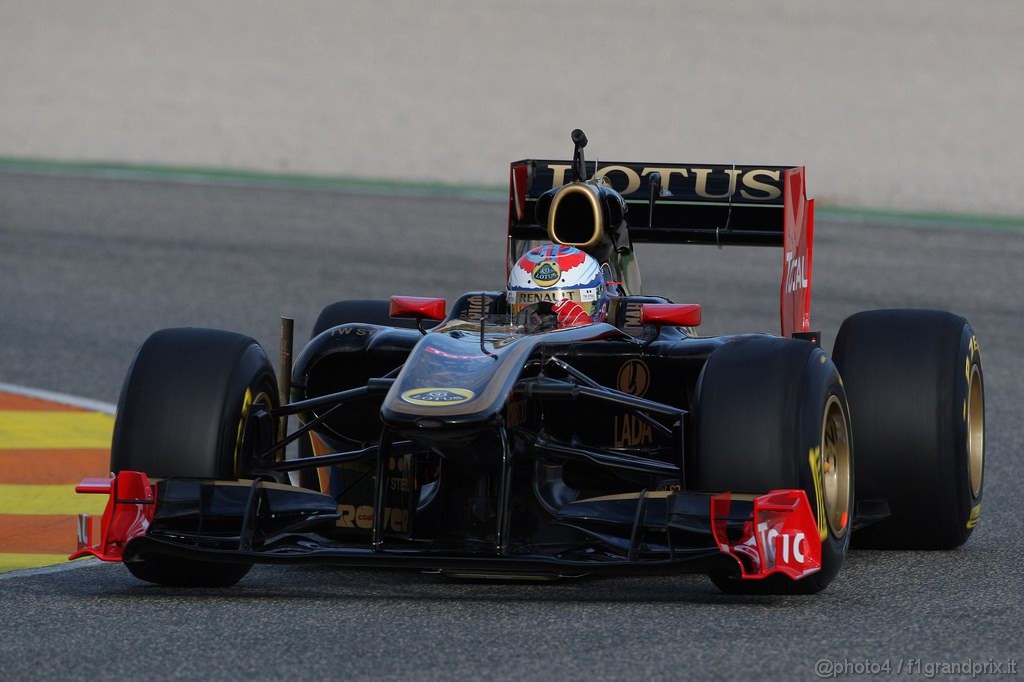 Valencia Test Febbraio 2011, 
Vitaly Petrov (RUS), Lotus Renault GP 