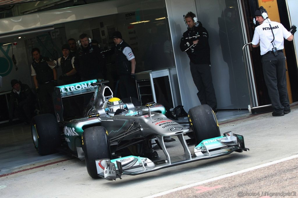 Valencia Test Febbraio 2011, 
Nico Rosberg (GER), Mercedes GP  