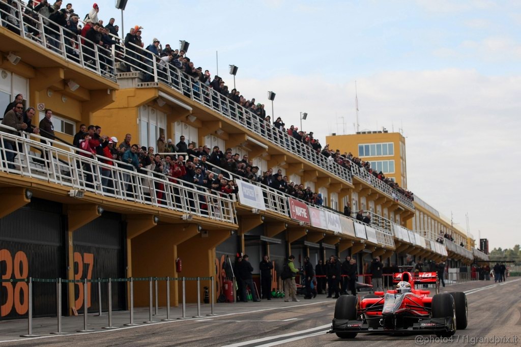Valencia Test Febbraio 2011, 
Jerome d'Ambrosio (BEL), Virgin Racing  
