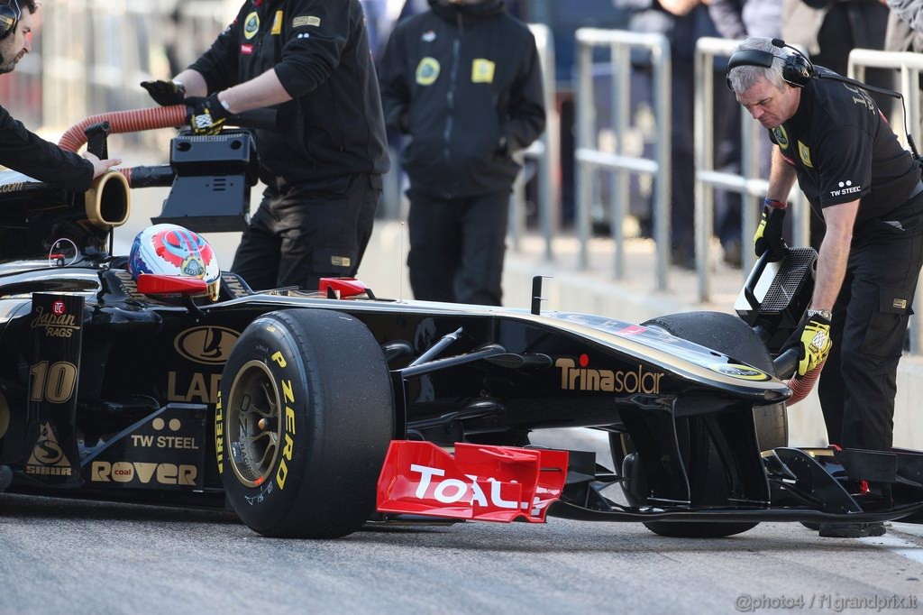 Valencia Test Febbraio 2011, 
Vitaly Petrov (RUS), Lotus Renault GP 