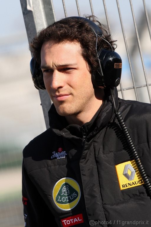Valencia Test Febbraio 2011, 
Bruno Senna (BRA) Lotus Renault GP Test Driver
