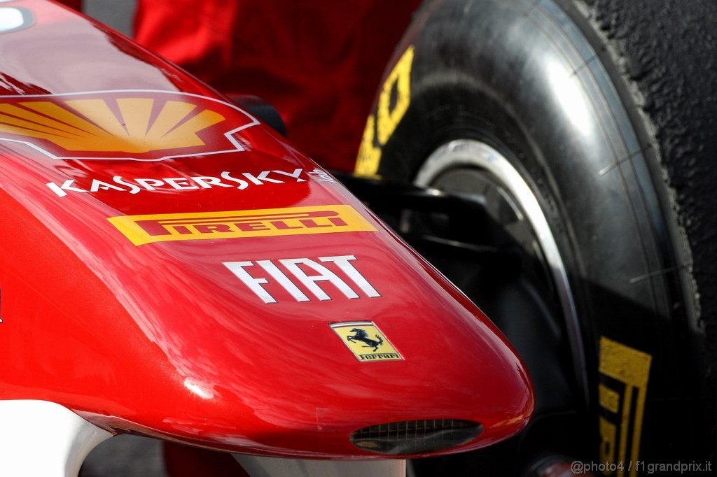 Valencia Test Febbraio 2011, 
Fernando Alonso (ESP), Ferrari, F150, detail 