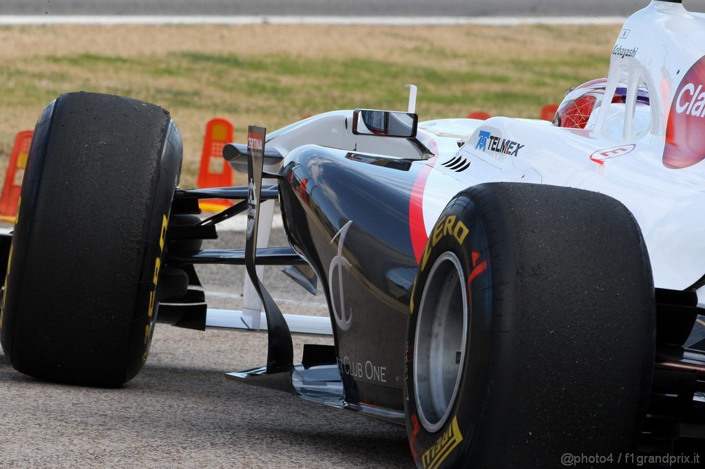 Valencia Test Febbraio 2011, 
Kamui Kobayashi (JAP), Sauber F1 Team, C30, details 