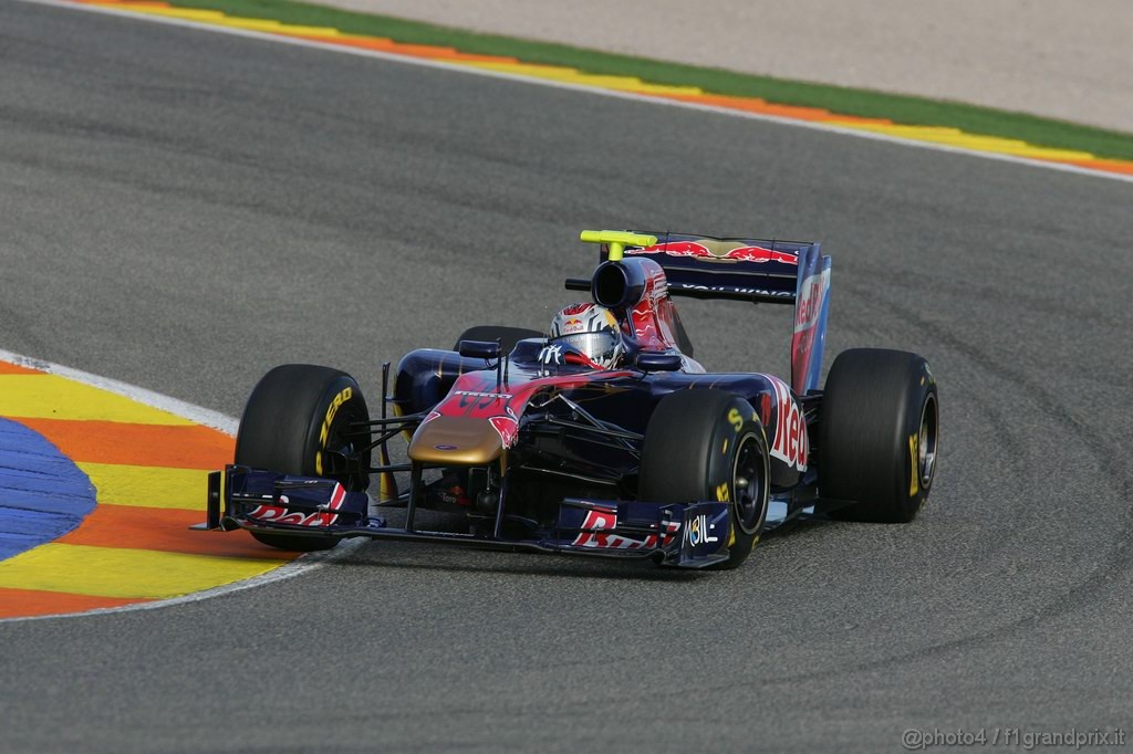 Valencia Test Febbraio 2011, Jaime Alguersuari (SPA), Scuderia Toro Rosso, STR6 