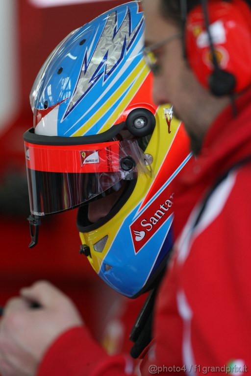 Valencia Test Febbraio 2011, Fernando Alonso (ESP), Ferrari, F150 