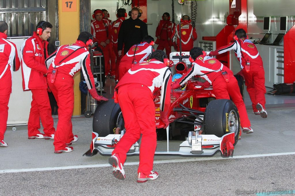 Valencia Test Febbraio 2011, Fernando Alonso (ESP), Ferrari, F150 