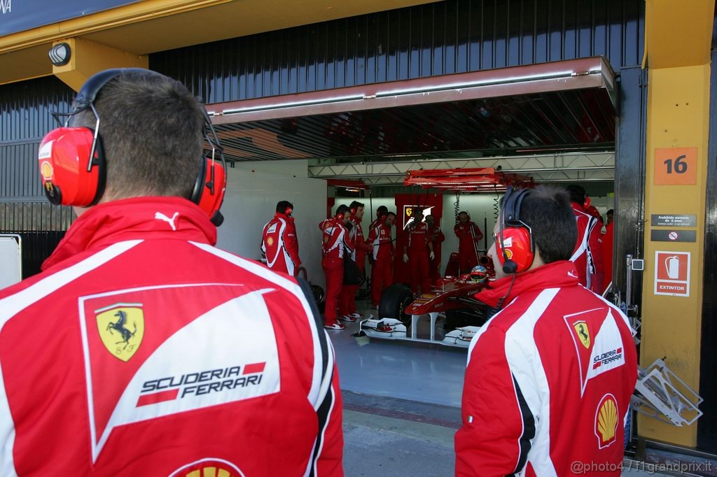 Valencia Test Febbraio 2011, Fernando Alonso (ESP), Ferrari, F150 