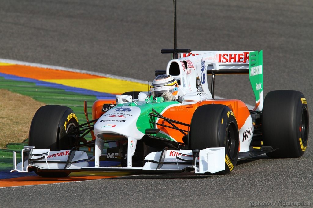 Valencia Test Febbraio 2011, Nico Hulkenberg (GER), Force India F1 Team, Test Driver 