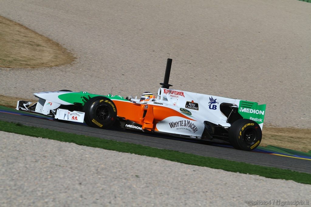 Valencia Test Febbraio 2011, Nico Hulkenberg (GER), Force India F1 Team, Test Driver