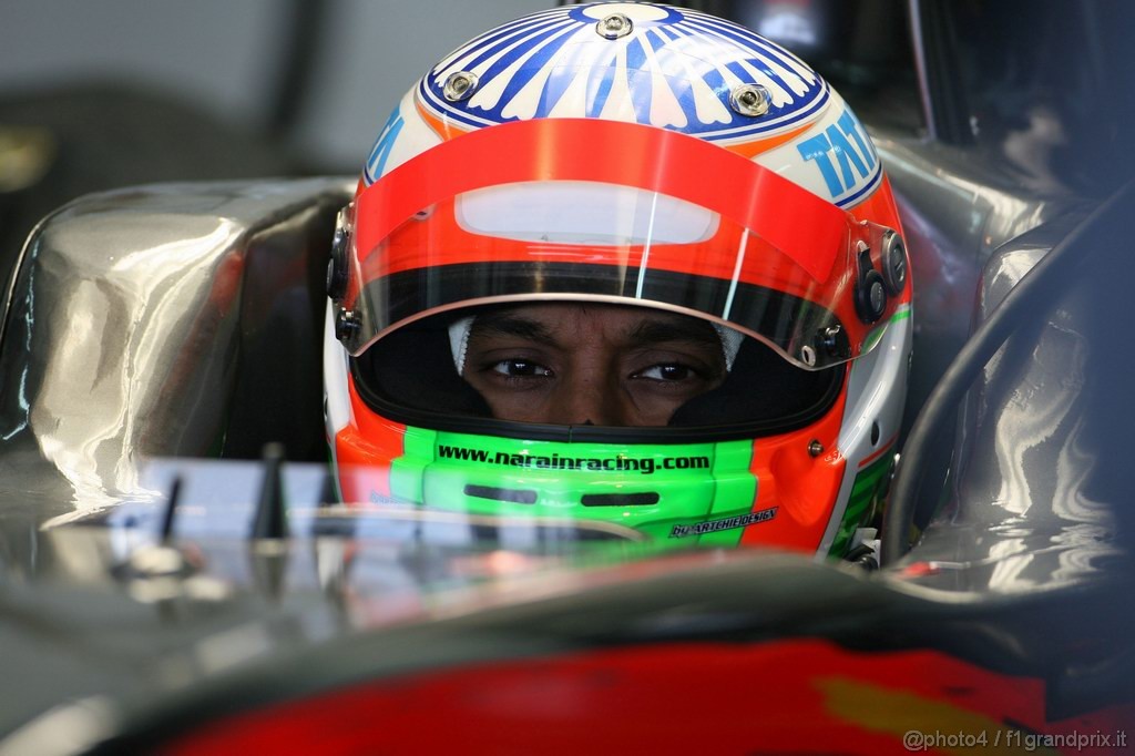 Valencia Test Febbraio 2011, Narain Karthikeyan (IND), Hispania Racing F1 Team, HRT