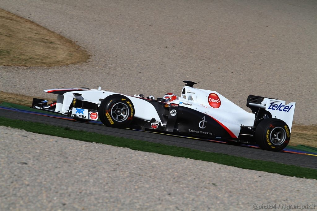 Valencia Test Febbraio 2011, Kamui Kobayashi (JAP), Sauber F1 Team 