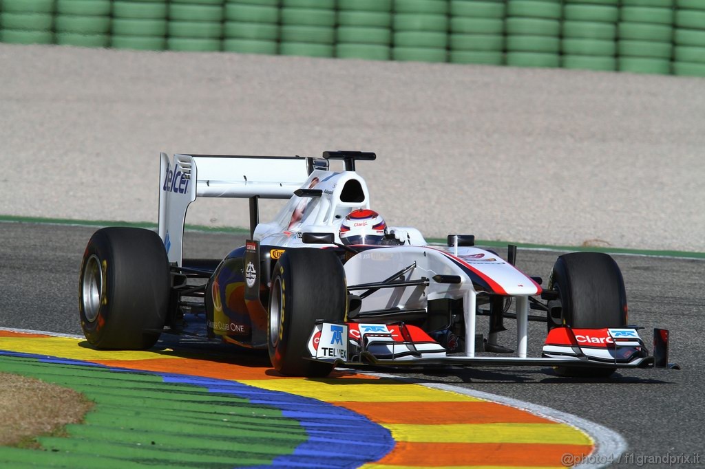 Valencia Test Febbraio 2011, Kamui Kobayashi (JAP), Sauber F1 Team 