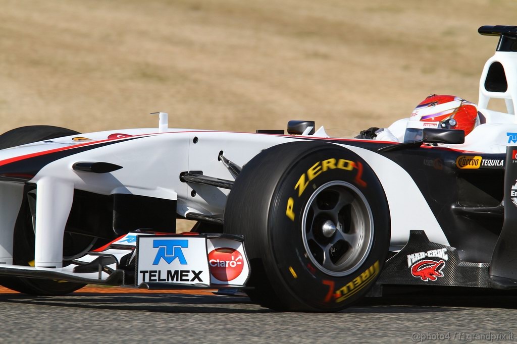 Valencia Test Febbraio 2011, Kamui Kobayashi (JAP), Sauber F1 Team 