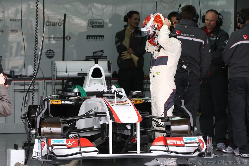 Valencia Test Febbraio 2011, Kamui Kobayashi (JAP), Sauber F1 Team 