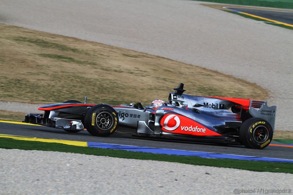 Valencia Test Febbraio 2011, Gary Paffett (GBR), Test Driver Mclaren Mercedes 