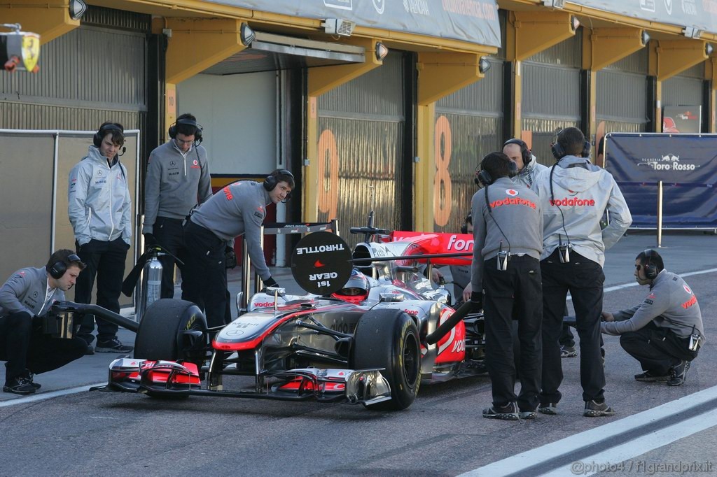 Valencia Test Febbraio 2011, Gary Paffett (GBR), Test Driver Mclaren Mercedes 