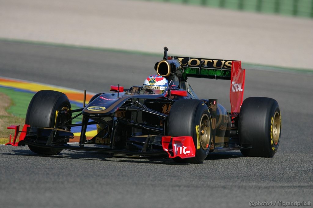 Valencia Test Febbraio 2011, Vitaly Petrov (RUS), Lotus Renault GP 