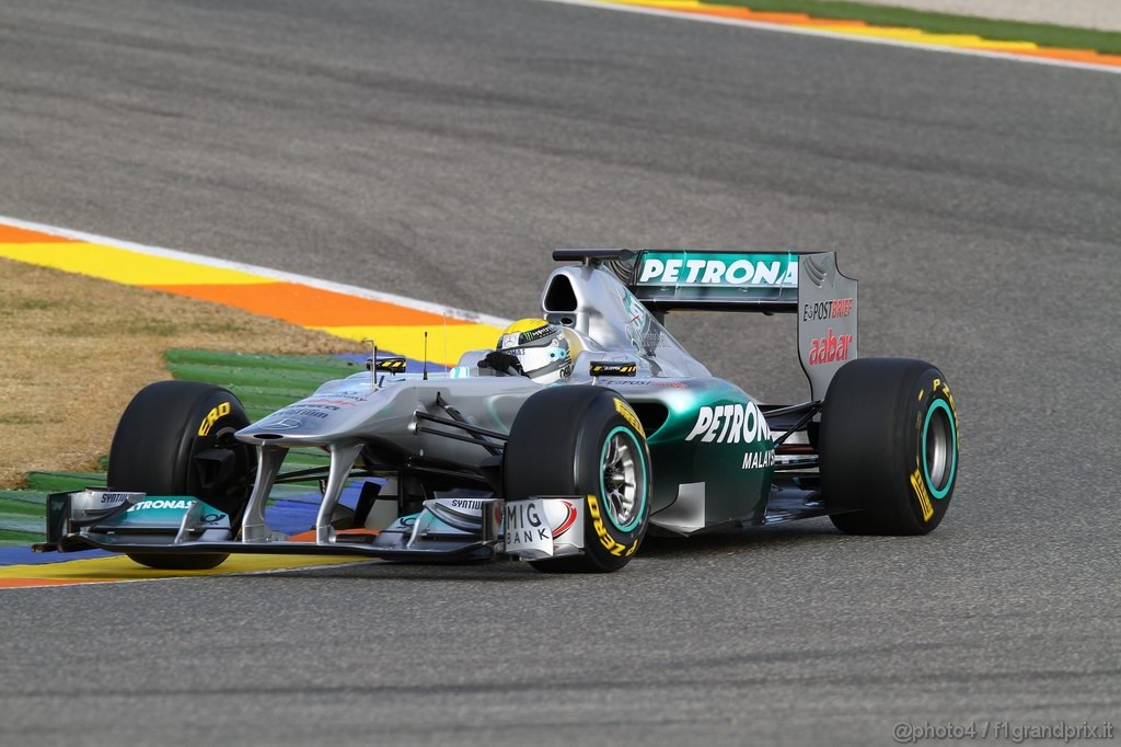 Valencia Test Febbraio 2011, Nico Rosberg (GER), Mercedes GP Petronas F1 Team, MGP W02 