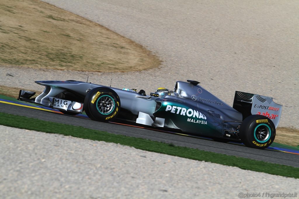 Valencia Test Febbraio 2011, Nico Rosberg (GER), Mercedes GP Petronas F1 Team, MGP W02 