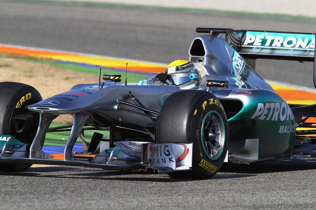 Valencia Test Febbraio 2011, Nico Rosberg (GER), Mercedes GP Petronas F1 Team, MGP W02 