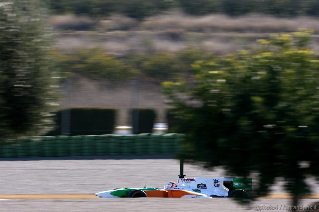 Valencia Test Febbraio 2011, 01.02.2011 Valencia, Spain, 
Nico Hulkenberg (GER), Test Driver, Force India  