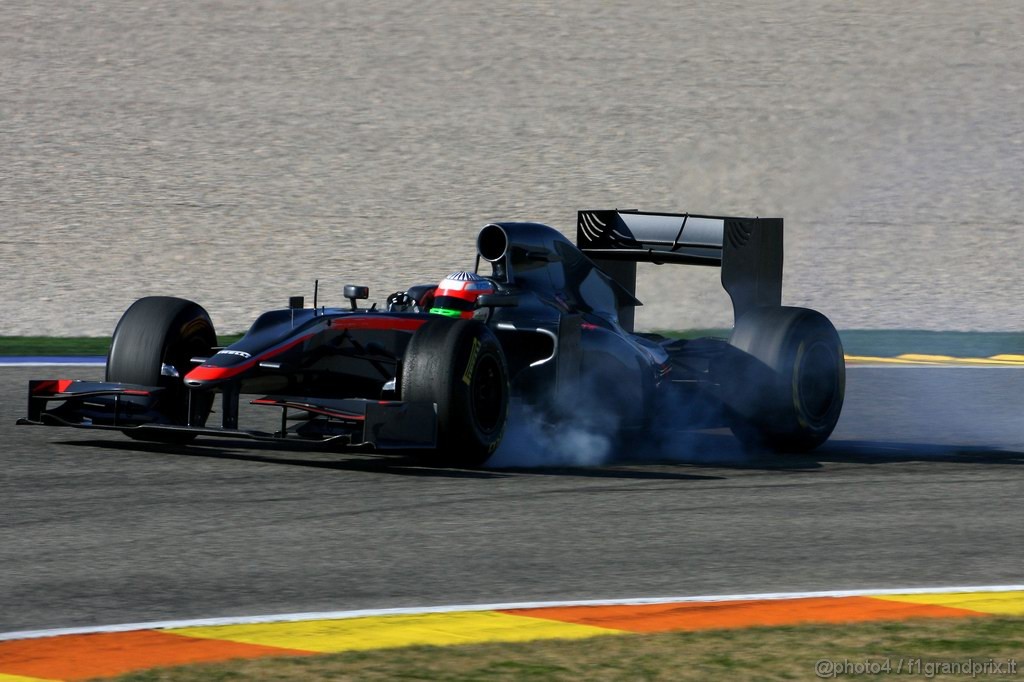 Valencia Test Febbraio 2011, 
Narain Karthikeyan (IND), Hispania Racing Team, HRT 